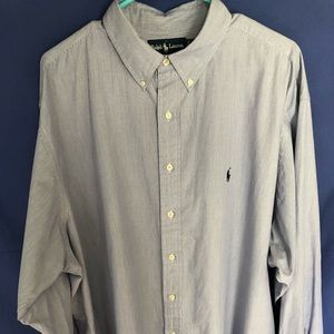 Ralph Lauren men's button down shirt XXL 18 34